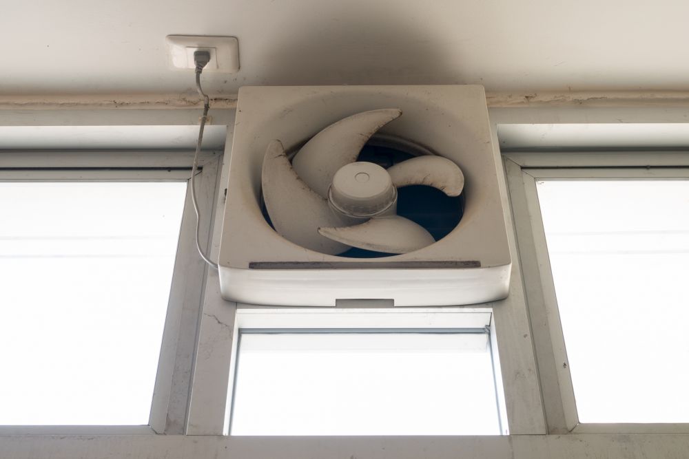 Industrial Exhaust Fan Install